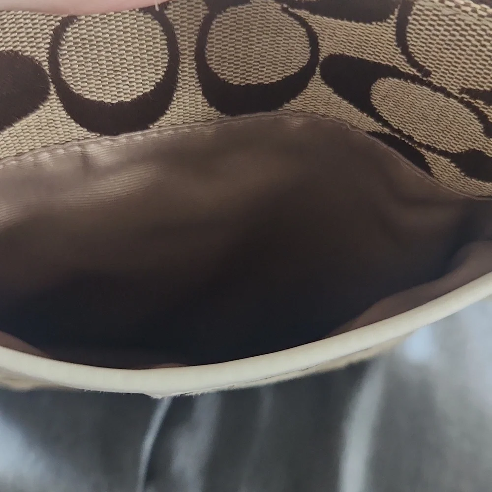 Coach Signature Monogram Crossbody Bag - Picture 9 of 10